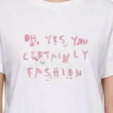 T-shirt in 83,4% Cotone 16,6% Poliammide Rosa