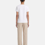 T-shirt in 83,4% Cotone 16,6% Poliammide Bianco