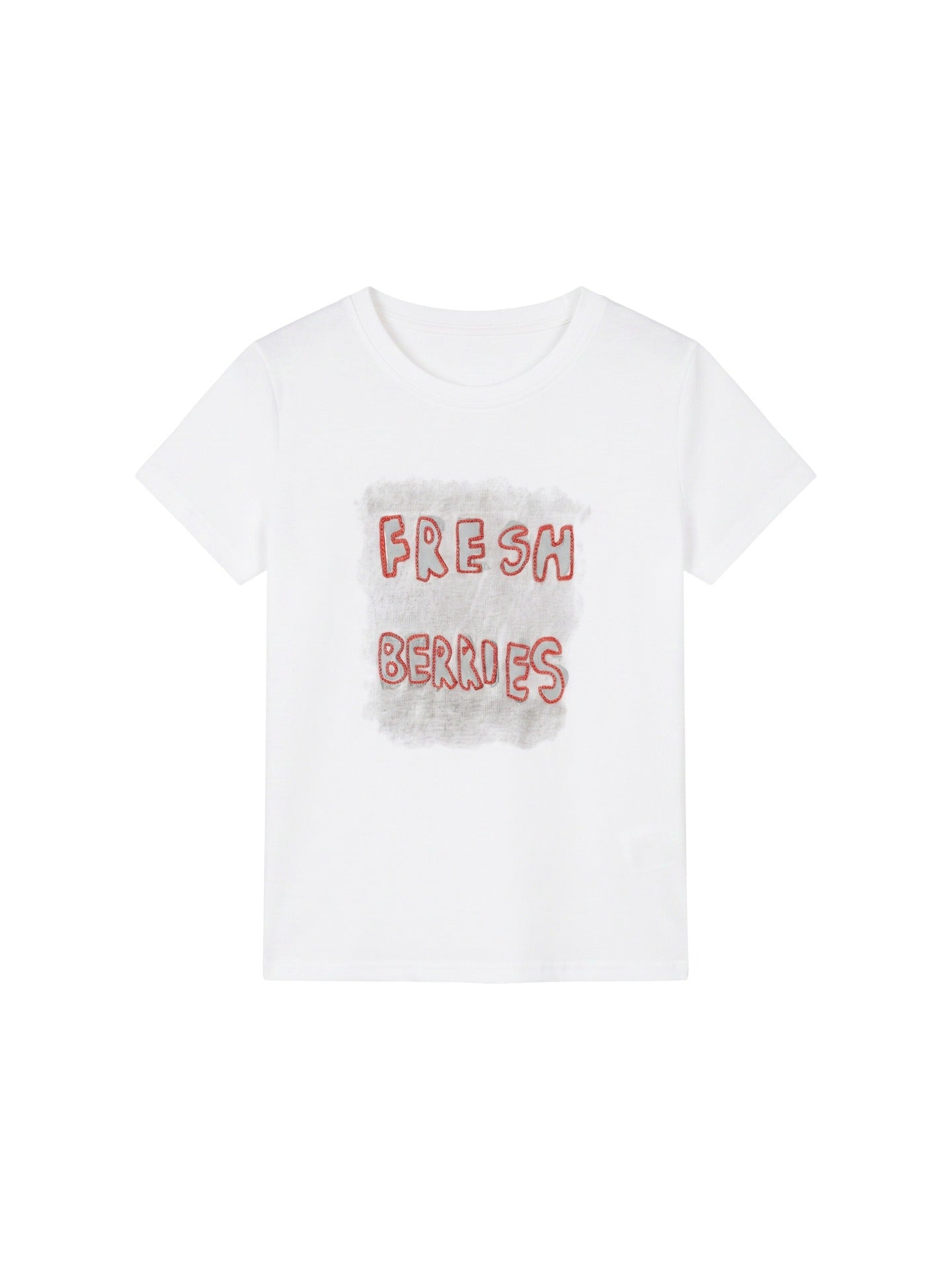 T-shirt in 83,4% Cotone 16,6% Poliammide Bianco
