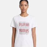 T-shirt in 83,4% Cotone 16,6% Poliammide Bianco
