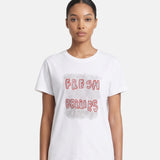 T-shirt in 83,4% Cotone 16,6% Poliammide Bianco