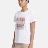 T-shirt in 83,4% Cotone 16,6% Poliammide Bianco