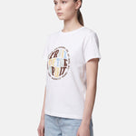 T-shirt in 83,4% Cotone 16,6% Poliammide Bianco
