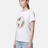 T-shirt in 83,4% Cotone 16,6% Poliammide Bianco