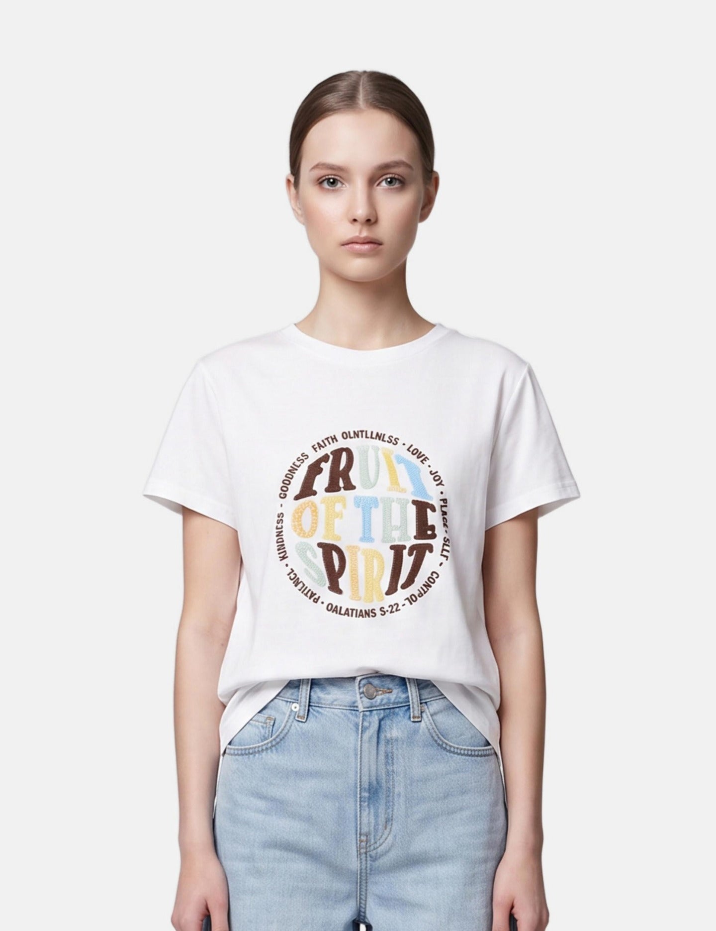 T-shirt in 83,4% Cotone 16,6% Poliammide Bianco