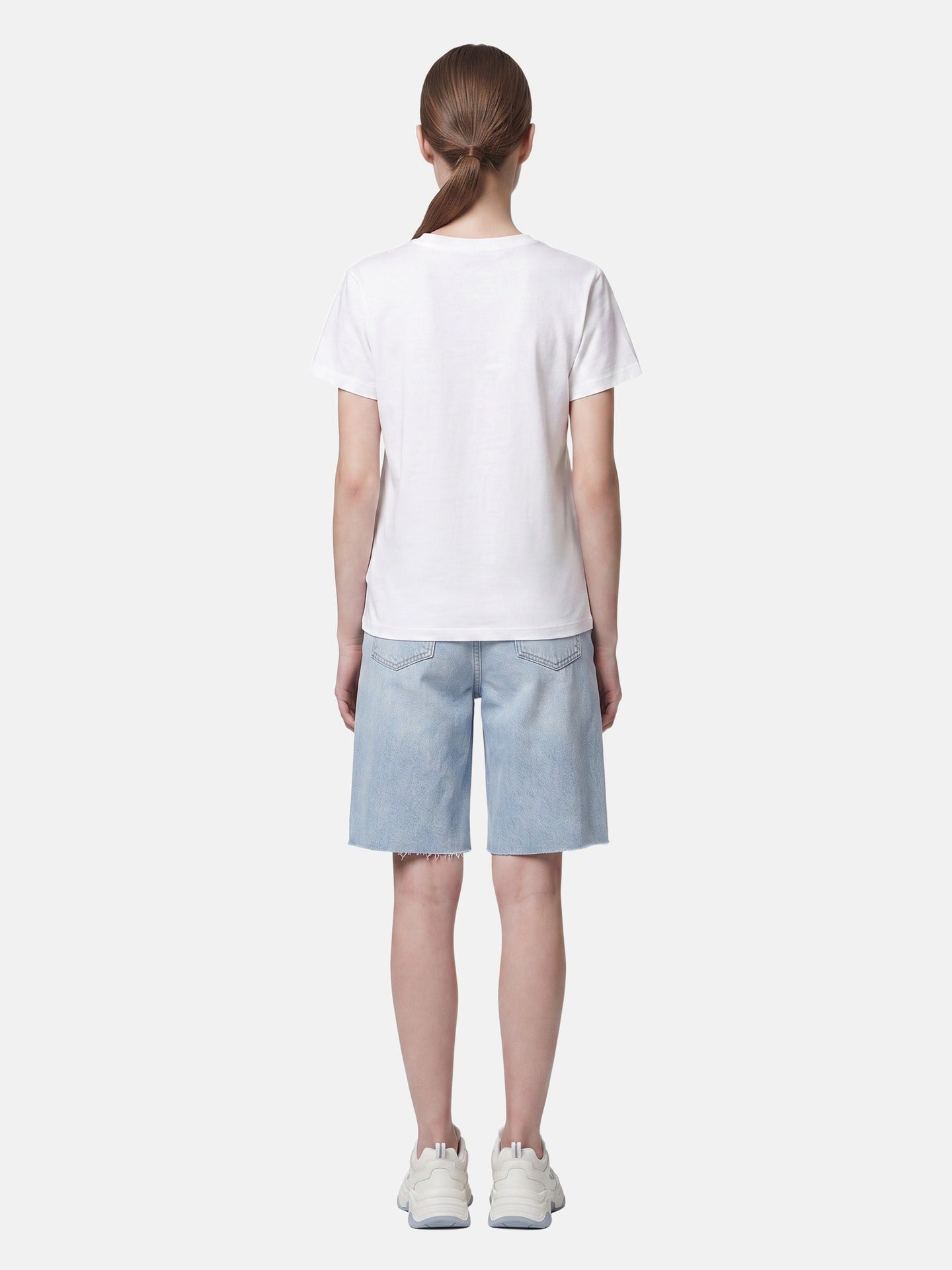 T-shirt in 83,4% Cotone 16,6% Poliammide Bianco