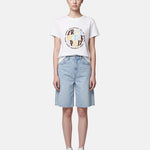 T-shirt in 83,4% Cotone 16,6% Poliammide Bianco