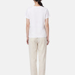 T-shirt in 83,4% Cotone 16,6% Poliammide Bianco
