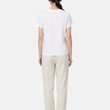 T-shirt in 83,4% Cotone 16,6% Poliammide Bianco