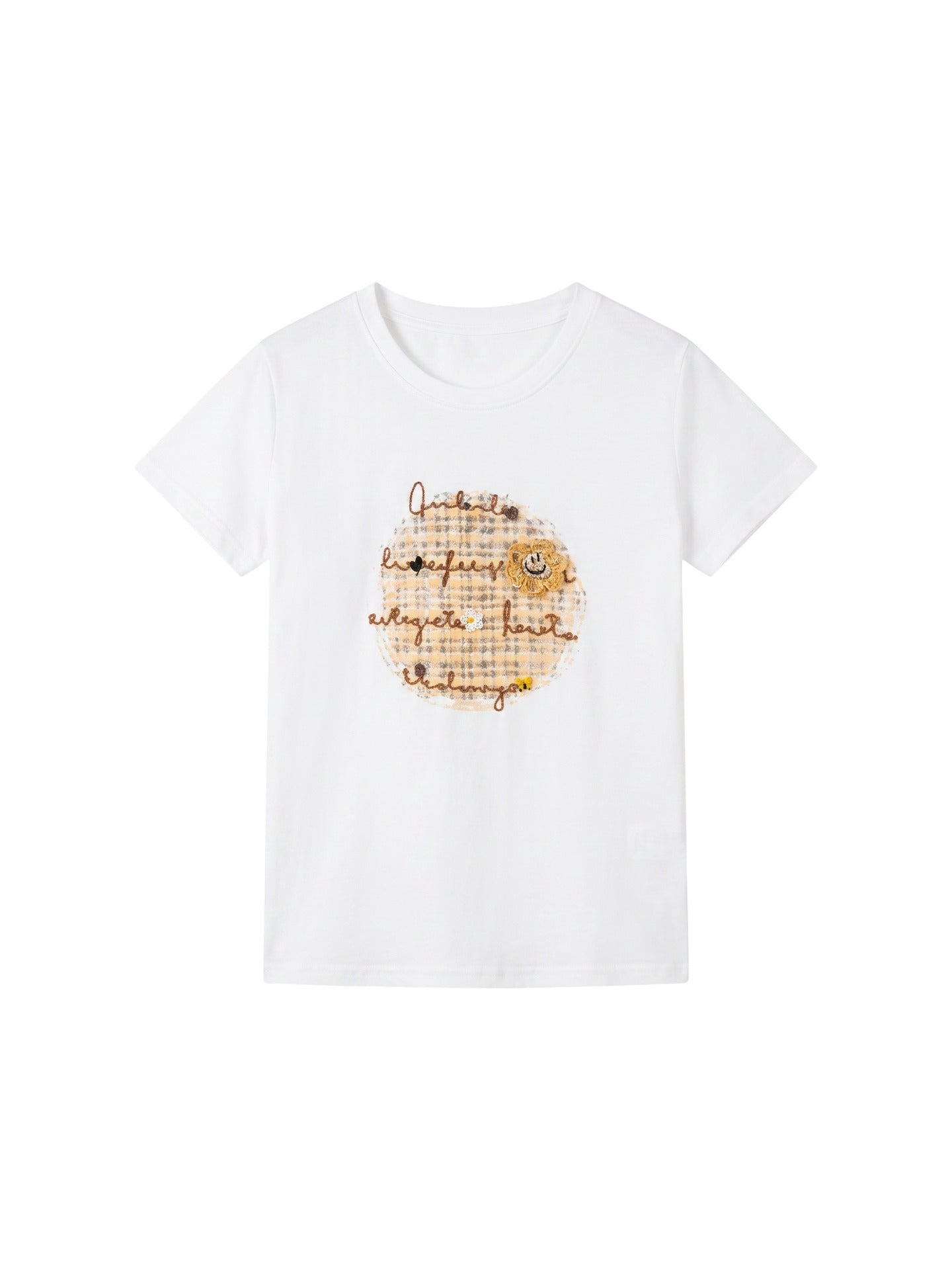 T-shirt in 83,4% Cotone 16,6% Poliammide Bianco