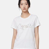 T-shirt in 83,4% Cotone 16,6% Poliammide Bianco
