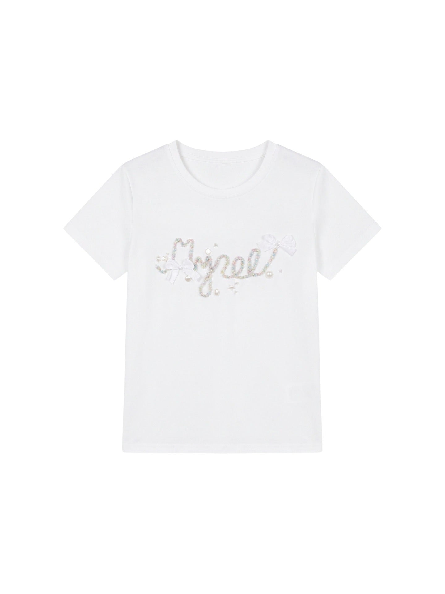 T-shirt in 83,4% Cotone 16,6% Poliammide Bianco