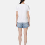 T-shirt in 83,4% Cotone 16,6% Poliammide Bianco