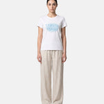 T-shirt in 83,4% Cotone 16,6% Poliammide Bianco