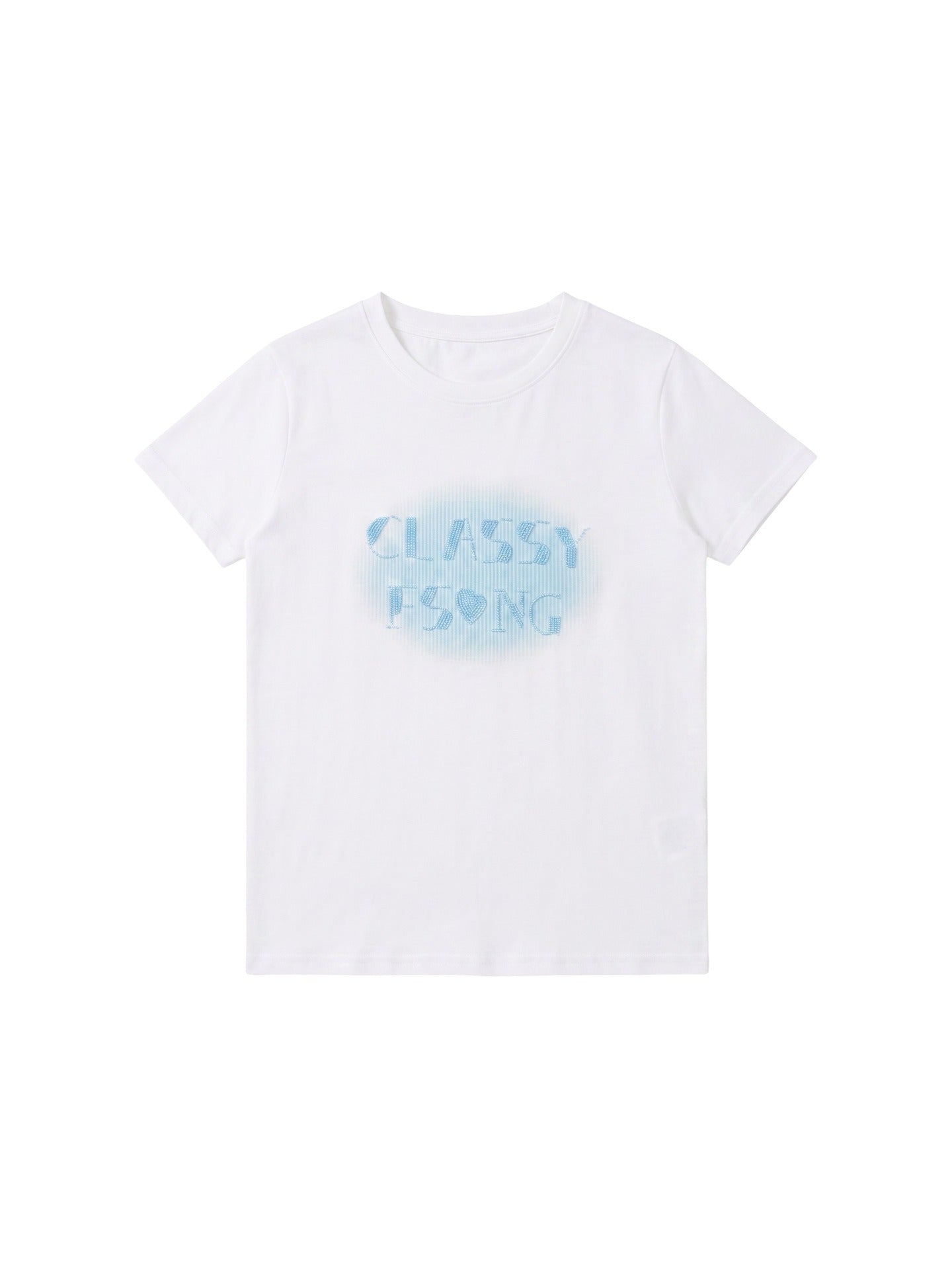 T-shirt in 83,4% Cotone 16,6% Poliammide Bianco