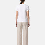T-shirt in 83,4% Cotone 16,6% Poliammide Bianco