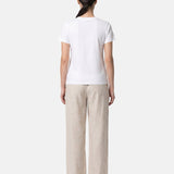T-shirt in 83,4% Cotone 16,6% Poliammide Bianco