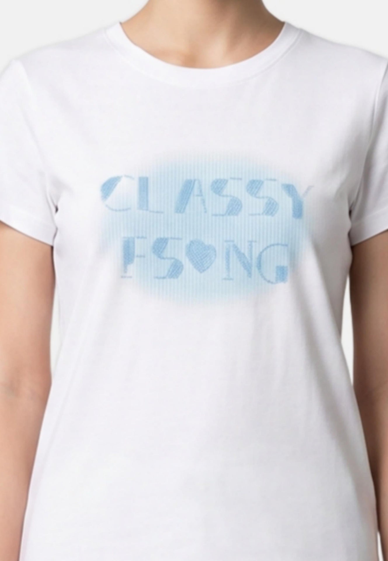 T-shirt in 83,4% Cotone 16,6% Poliammide Bianco