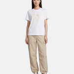 T-shirt in 83,4% Cotone 16,6% Poliammide Bianco
