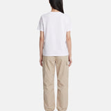 T-shirt in 83,4% Cotone 16,6% Poliammide Bianco