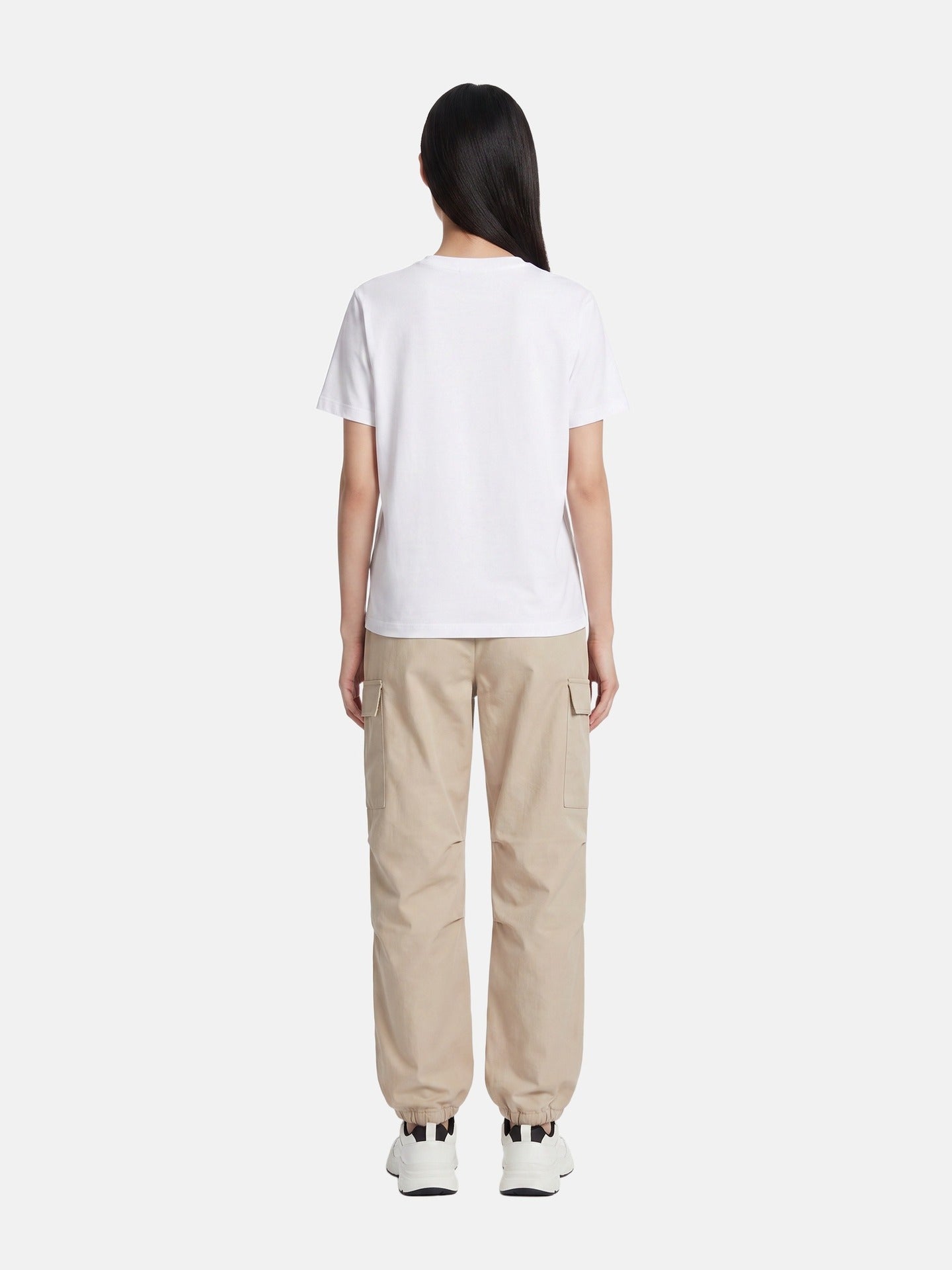 T-shirt in 83,4% Cotone 16,6% Poliammide Bianco
