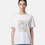 T-shirt in 83,4% Cotone 16,6% Poliammide Bianco