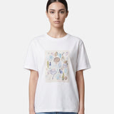 T-shirt in 83,4% Cotone 16,6% Poliammide Bianco