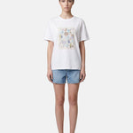 T-shirt in 83,4% Cotone 16,6% Poliammide Bianco
