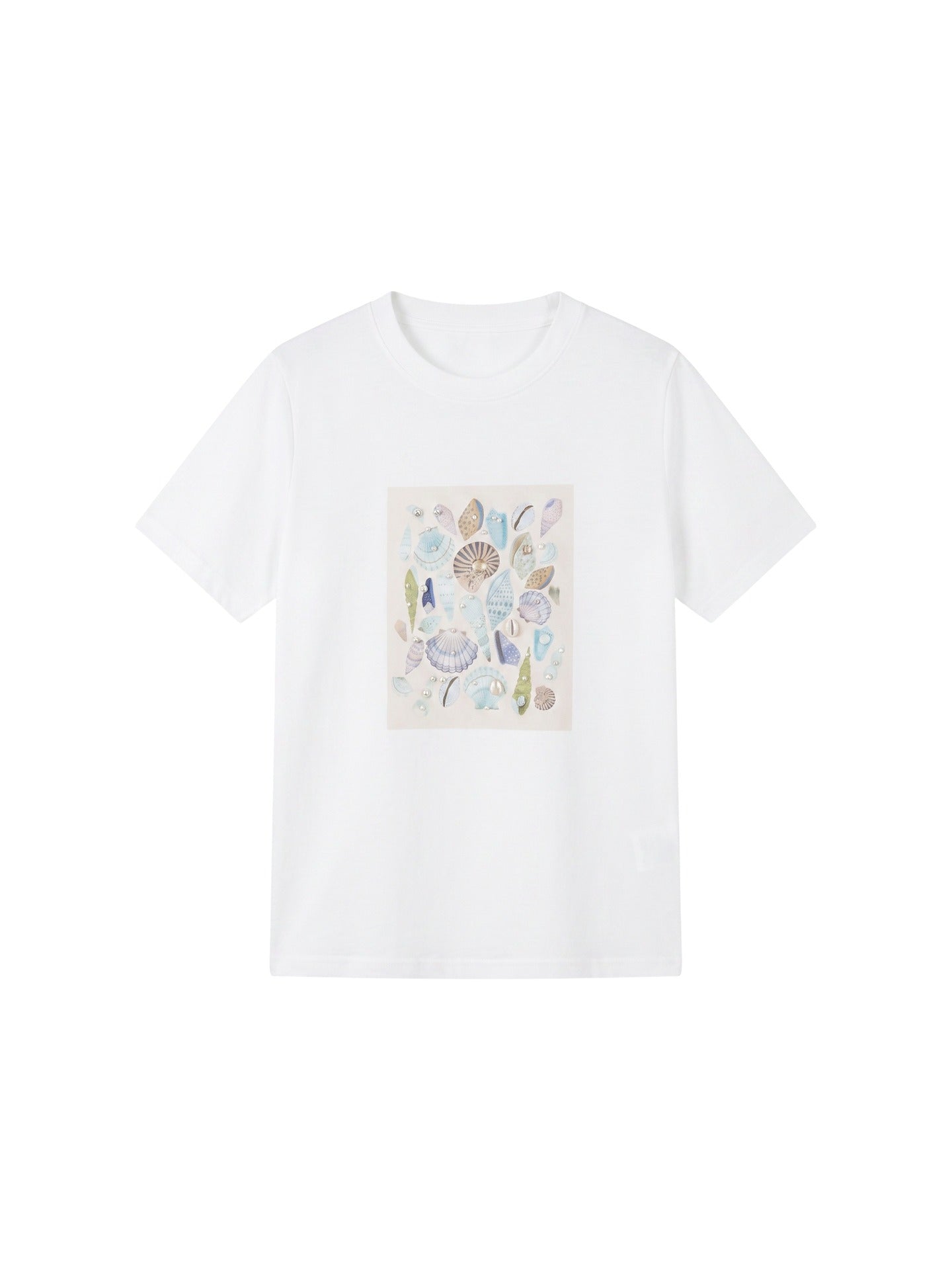 T-shirt in 83,4% Cotone 16,6% Poliammide Bianco