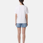 T-shirt in 83,4% Cotone 16,6% Poliammide Bianco