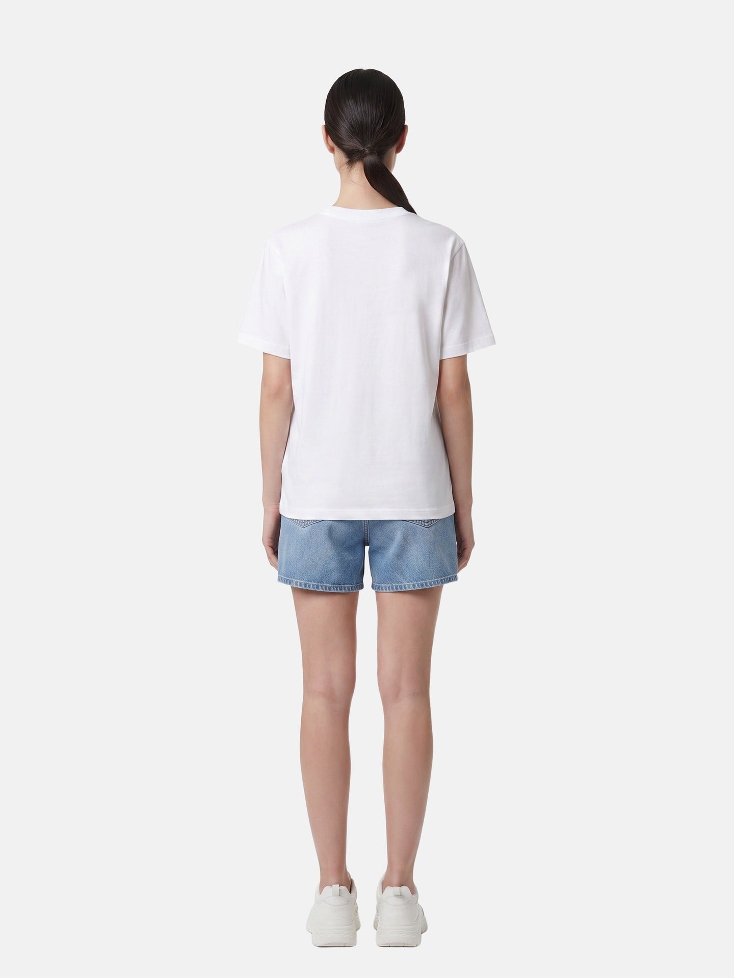T-shirt in 83,4% Cotone 16,6% Poliammide Bianco