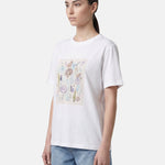 T-shirt in 83,4% Cotone 16,6% Poliammide Bianco