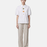 Blusa in Cotone Bianco