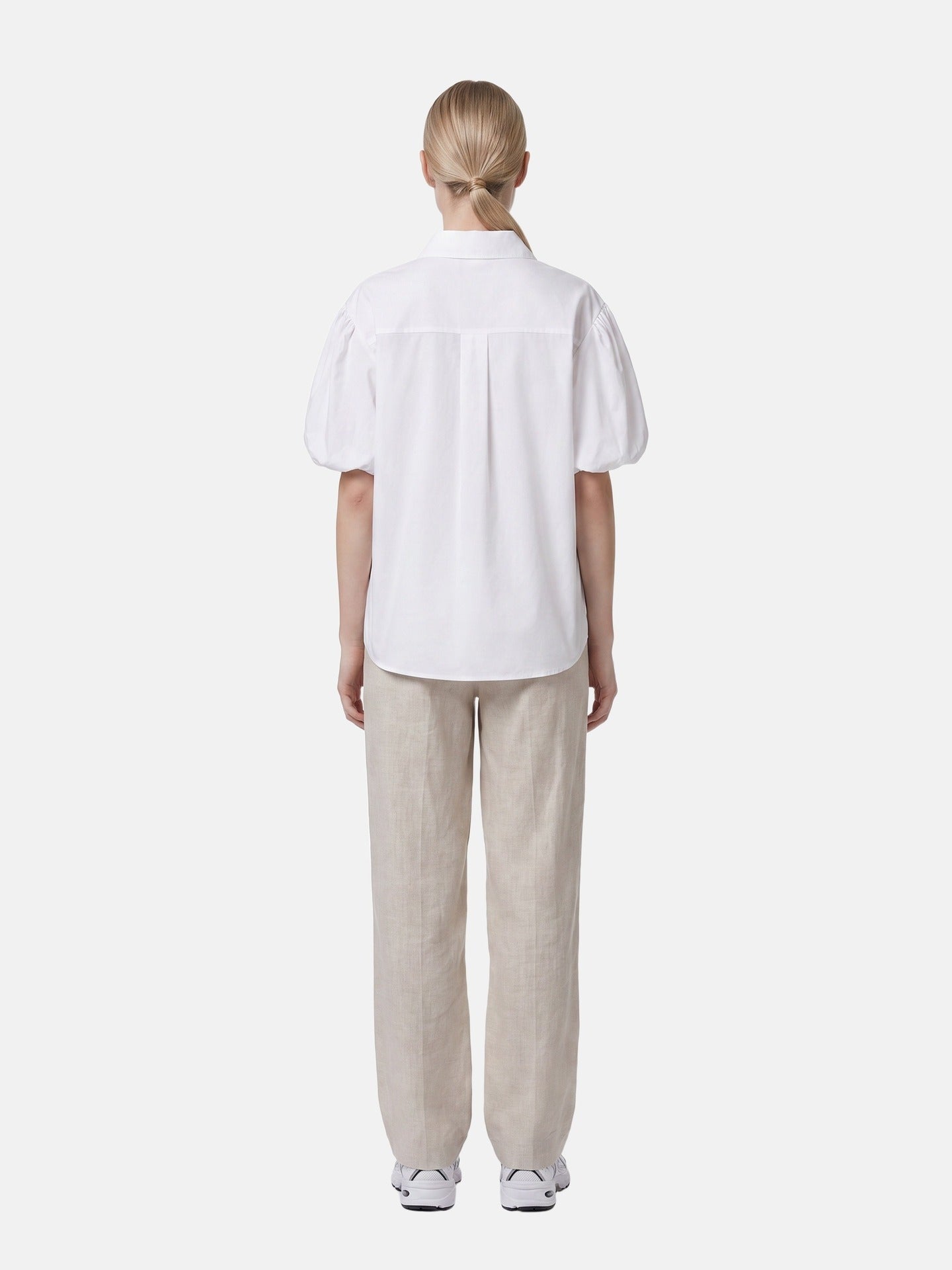 Blusa in Cotone Bianco
