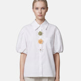 Blusa in Cotone Bianco