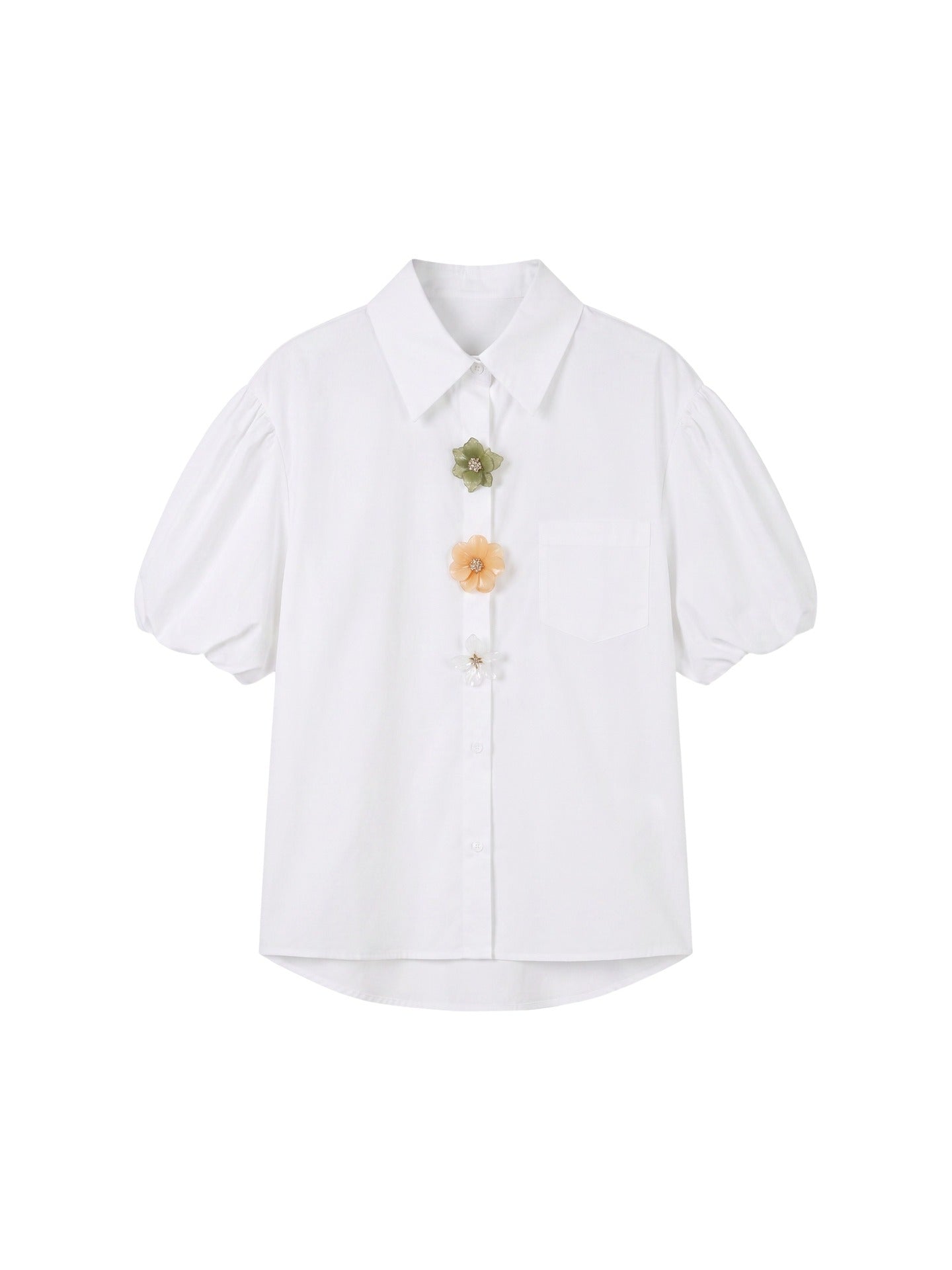 Blusa in Cotone Bianco