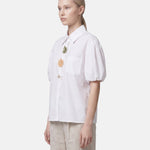 Blusa in Cotone Bianco
