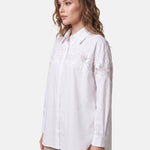 Blusa in Cotone Bianco
