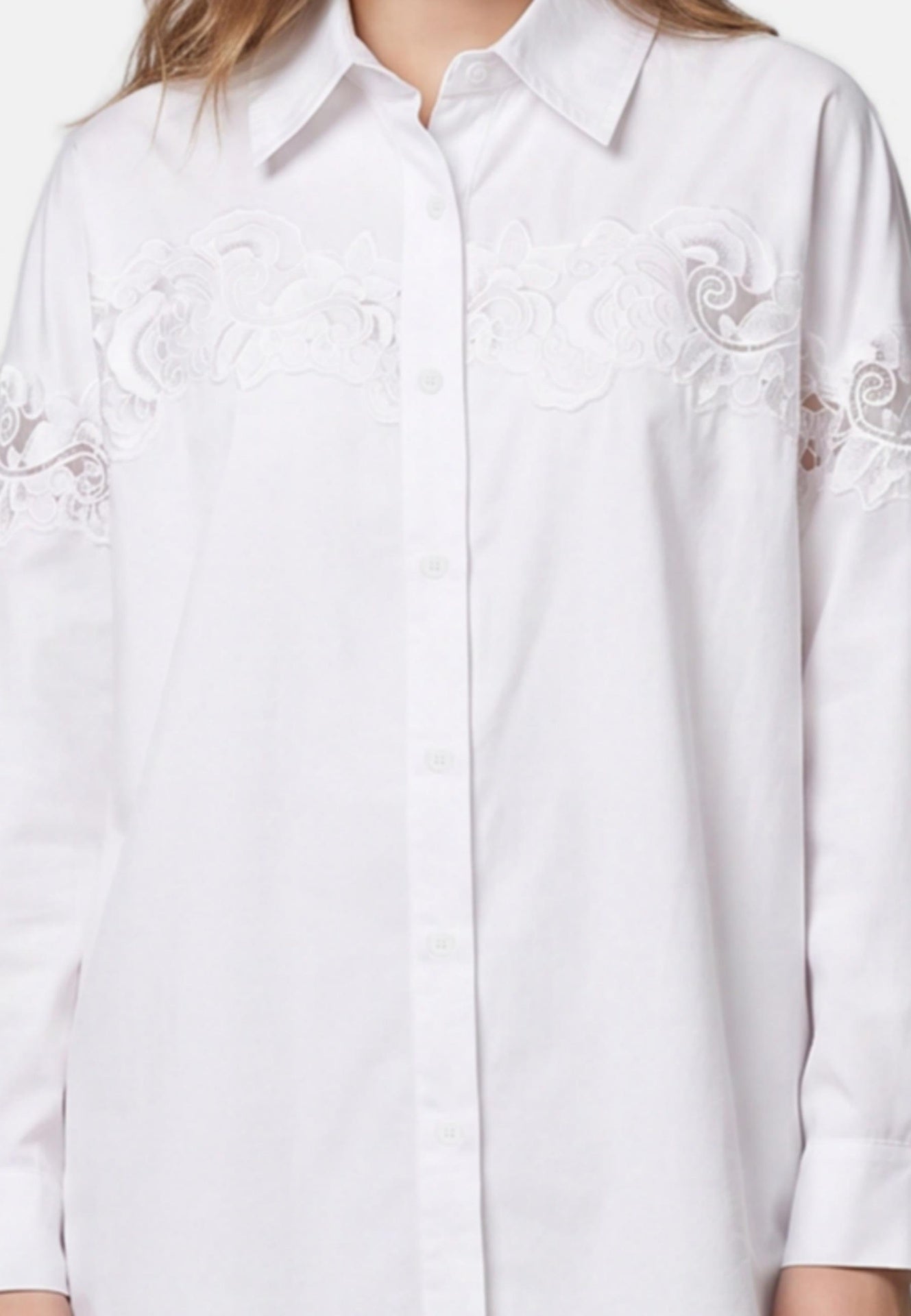 Blusa in Cotone Bianco