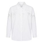 Blusa in Cotone Bianco