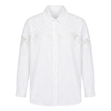 Blusa in Cotone Bianco