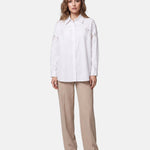 Blusa in Cotone Bianco