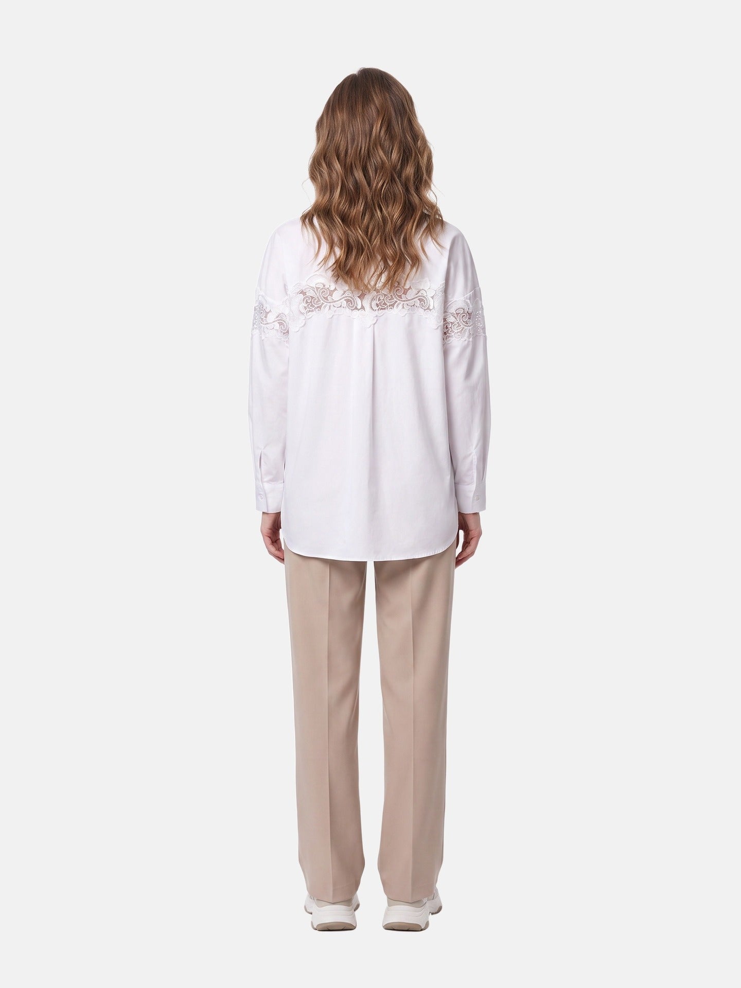 Blusa in Cotone Bianco