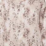 Blusa in 80% Poliester 20% Tencel Beige