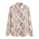Blusa in 80% Poliester 20% Tencel Beige
