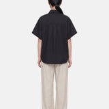 Blusa in Cotone Nero