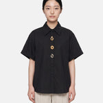 Blusa in Cotone Nero
