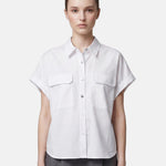 Blusa in Cotone Bianco