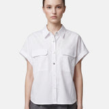 Blusa in Cotone Bianco