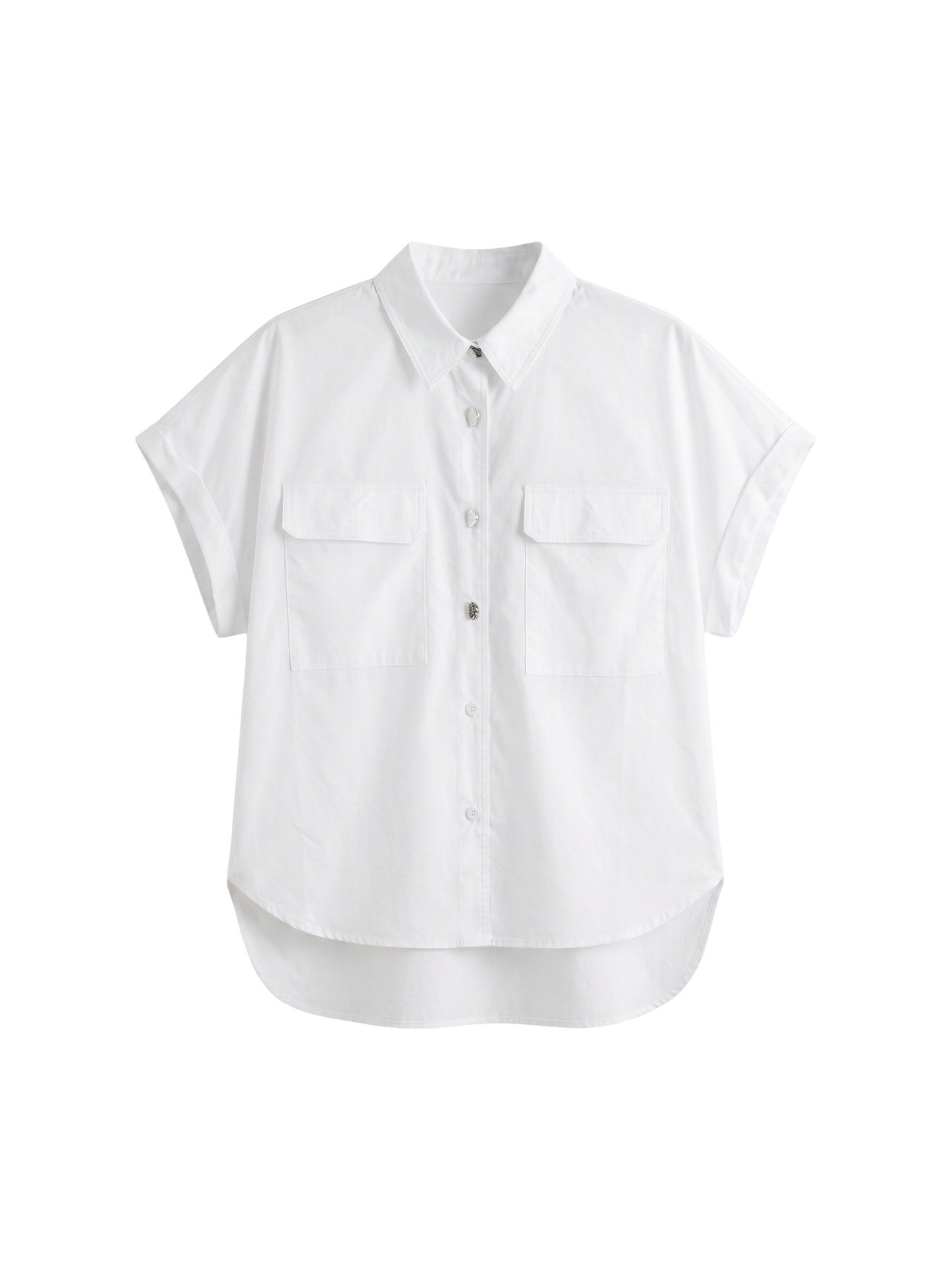 Blusa in Cotone Bianco